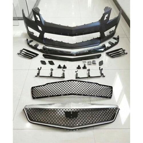 Front bumper Racing Mesh Grills Cover For Cadillac ATS 2014-2017 ATS-V Style Car Bumper Guard body kit