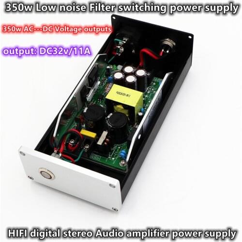 Audio amplifier power supply 350w regulated Filter DC Power switch adapter DC 24V 32v 48v High power Digital transformer adapter