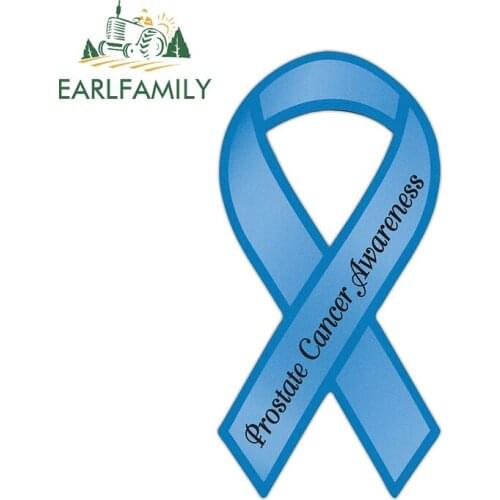 EARLFAMILY 13cm x 6.6cm for Prostate Cancer Awareness Vinyl Car Stickers Creative Graffiti Sticker Waterproof Window Trunk Decal