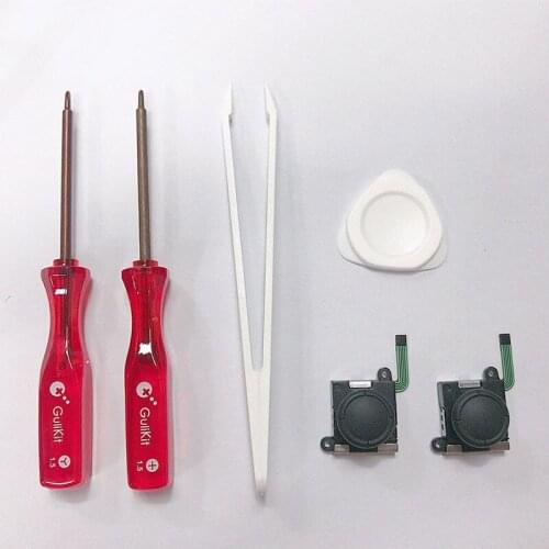 Gulikit NS28 3D Analog Joystick Sensor Rocker Replacement for Ninteno Switch and NS Lite Controller Game Parts Repair Tool Kit