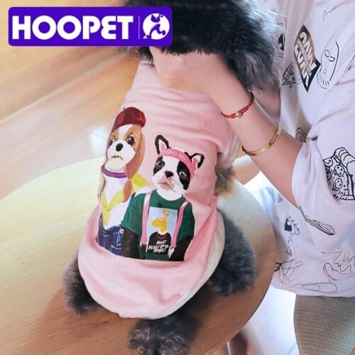 HOOPET Pet Dog Clothes Jacket Coat for Puppy Dogs for Chihuahua Teddy Clothes Cute Cutie Print Sweater for Small Dog Clothing