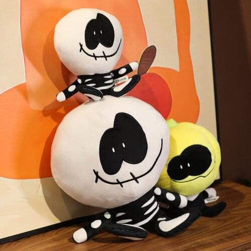 Friday Pumpkin Skeleton Man Kawaii Plush Toys Cartoon Comic Anime Doll Stuffed Toy Christmas Birthday Gift For Children