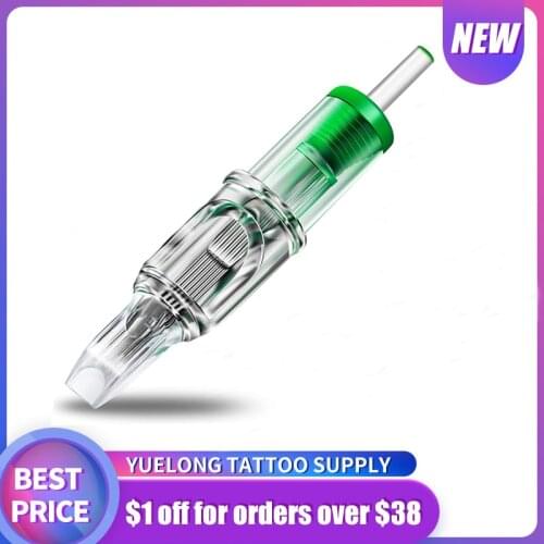 20PCS Tattoo Needles Cartridge Disposable Tattoo Cartridge Needles Magnum Round Liner Shader Magnum for Tattooing Tattoo Machine