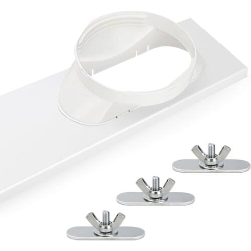 MOLF Universal Window Adaptor Tube Connector Kit, Window Seal Exhaust Hose Interface for Portable Air Conditioner 130mm