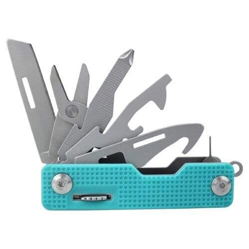 Multifunction Mini Folding Knife Portable Key Ring Camping EDC Mini Peeler KeychainSurvival Outdoor Tool