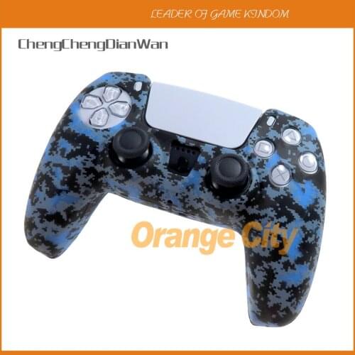 1PC For PS5 Soft Silicone Gel Rubber Case Cover For SONY Playstation 5 PS5 Controller Protection Skin Case For PS5 Accessories