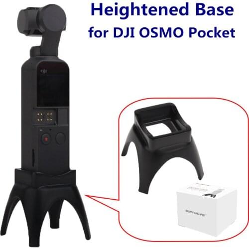 Sunnylife Desktop Stand Heightened Supporting Mount Base for DJI OSMO POCKET Gimbal Camera Charging Accessory