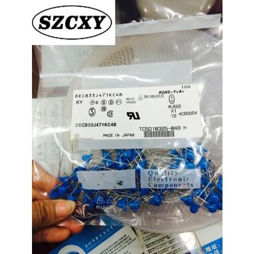 New and original250PCS DECB33J471KC4B 470pF 6300V B 10% (10 X 7mm