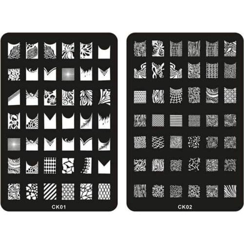 Wholesale Nail Art Plate Image Plate Stainless Steel Nail Template Image decoration Stencils stamping 1000pcs/lot free shipping