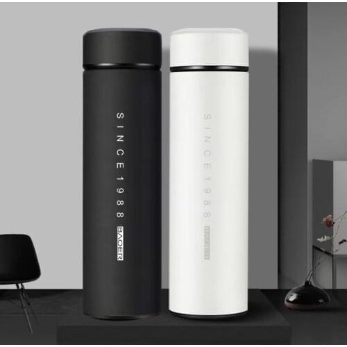 500mlstainless steel luxury vacuum Insulated thermos cup double Walled travel thermos coffee mug water bottle
