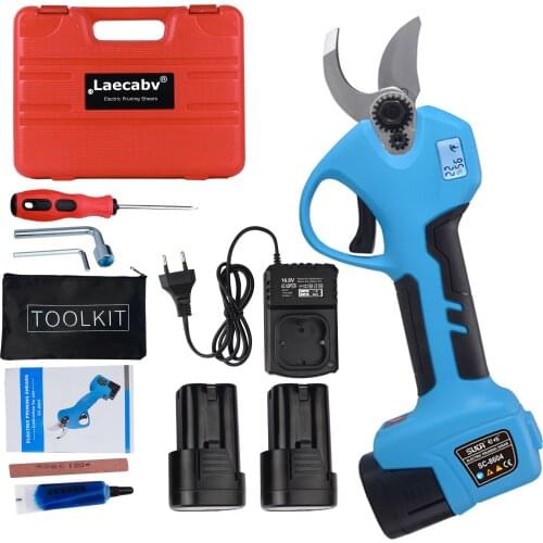 Cordless pruning shears 16.8V shears Professional cordless electric pruning shears pruning shears with Li-batteries LCD display