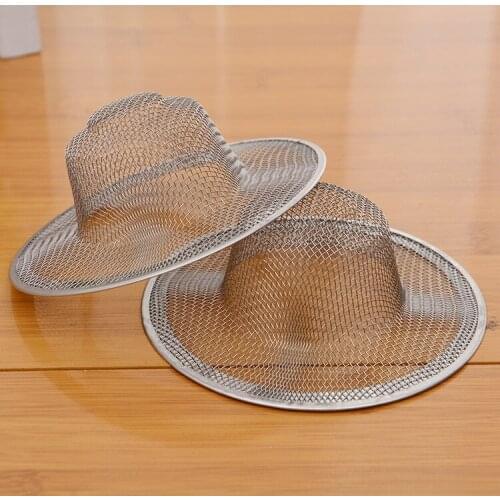 2pcs/lot Mesh Sink Strainer Drain Sink Filter kitchen Food Rice Sink Stopper bathtub Hair Colander Strainer KC 1402