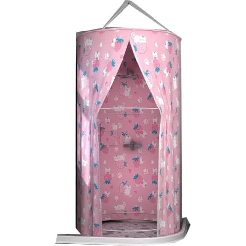 Bathroom shower curtain waterproof cloth bathroom shower tent bath cover bath tent household thermal insulation