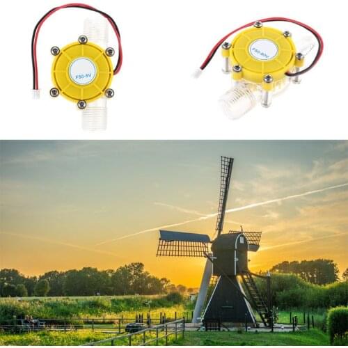 DC 5V/12V/80V 10W Water Flow Pump Mini Turbine Flow Conversion Hydro Generator X4YD