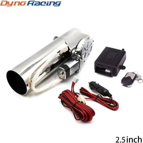 2.5'' inch 63mm Exhaust Control Valve Exhaust Pipe Electric Pipe Exhaust Electrical Cutout With Remote Control