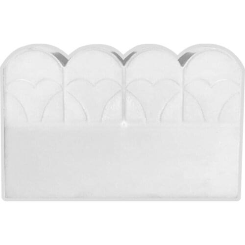 1Pcs Garden Edging Stone Effect Border Fence Flower Mold Courtyard Garden Plastic Mould Paving Mould Path Maker Mold