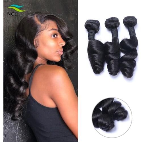 10 A Neobeauty Hair Brazilian Loose Wave 1Bundles 2 Bundle 10 Bundles 100%virgin Human Hair Extensions human Hair Weave Bundles