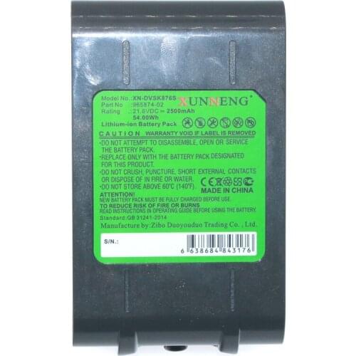 Cameron Sino 965874-02 Battery for Dyson DC61 DC62 DC58 DC62 Animal DC74 Animal Absolute V 6 Animalpro V6 total clean V6
