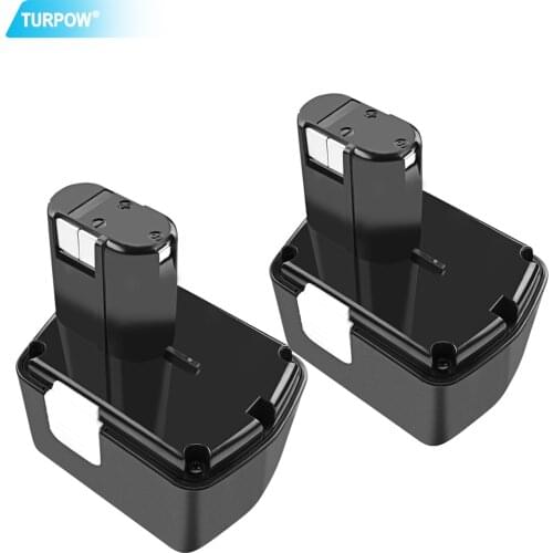 Turpow Rechargeable For Hitachi 14V/14.4V Battery 3000mAh NI-MH EB1414S EB14B EB1412S 324367 EB14S DS14DL DV14DL CJ14DL Battery