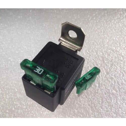 Automobile relay with the fuse 4Pin 12V/30A Relay Normally open type Car part