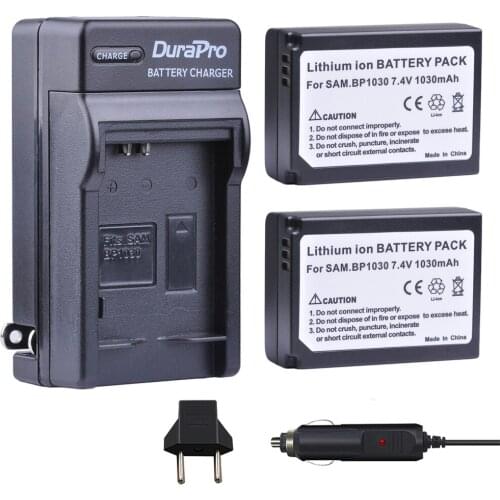 BP-1030 1030mAh ED-BP1030 Rechargeable Battery+ Single Charger For Samsung NX200 NX210 NX1000 NX1100 NX2000 NX-300M L10 Camera