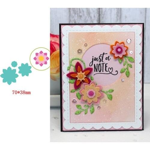 Cheap 3-piece Set Charming Exquisite Flower High Quality Decoration Metal Cutting Dies For DIY Scrapbooking Paper Cards New 2019