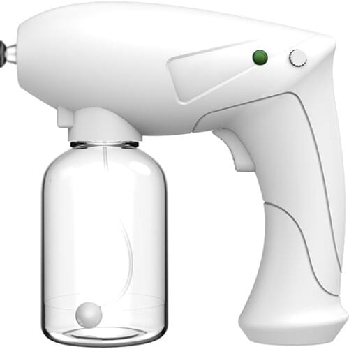Disinfecting spray mist gun with battery sprayer steam for household cleaning, portable office and home indoor garden