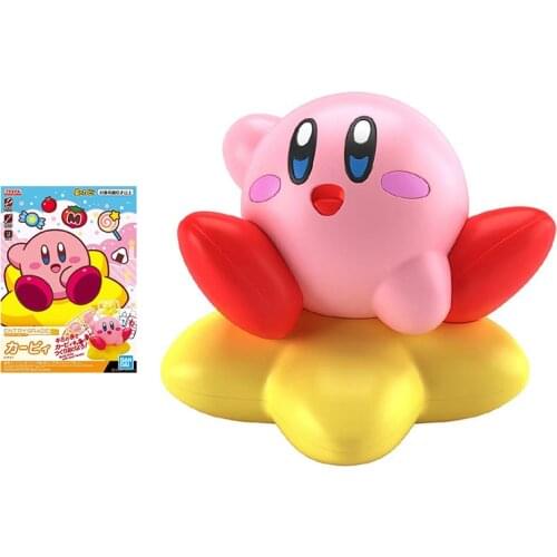 Bandai Pokemon Figures ENTRY GRADE Pink Demon Kirby Action Figure Genuine Model Ornaments Action Toy Figure Toys for Children