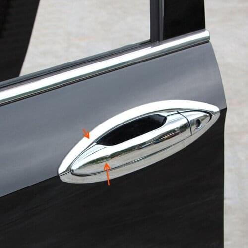 For Honda Accord 2014-2017 ABS Chrome Door Handle Cover + Cup Bowl Trim cover Car Styling