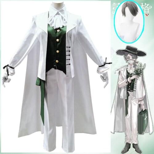 Game Identity V Cosplay costumes Survivor Embalmer Aesop Carl Cosplay Costume Enchanter Uniforms Suits Wears Midsummer tea party