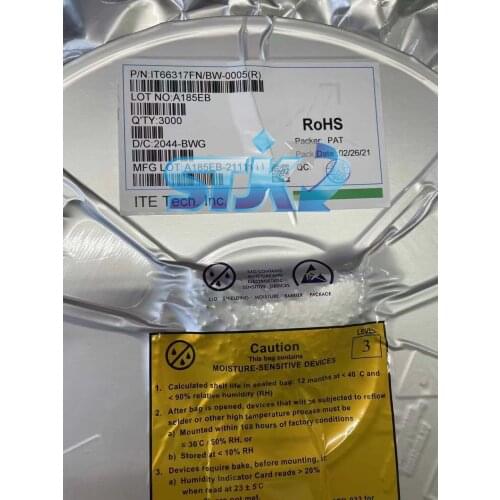 IT66317FN/BW-005 QFN Interface - serializer, solution series New and original Not only sales and recycling chip 1PCS