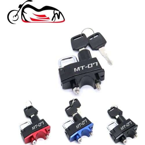 Motorcycle Accessories Anti-theft Helmet Lock Security For Yamaha MT-07 MT 07 mt07 FZ07 FZ 07 2014-2020