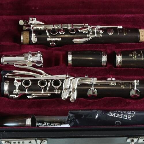 Music Fancier Club Bakelite A Clarinets FESTIVAL Professional Clarinet Silver Plated Keys 17 Keys With Case Mouthpiec