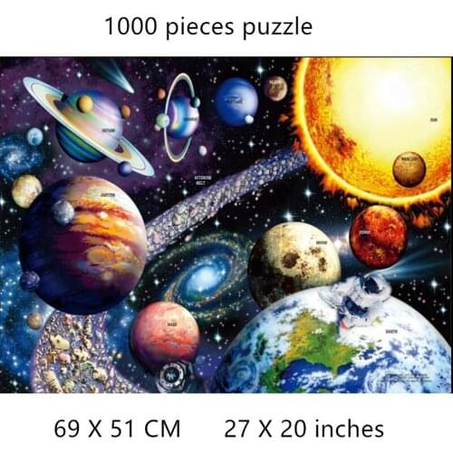 Puzzles 1000 piece Jigsaw for Adults DIY Planet mosaic Children Development Paper Model kit Kids Educational toys Dropshipping
