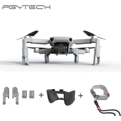 PGYTECH For DJI Mavic Mini Propeller Motor Holder Fixator Propellers Protector Adjustable Lanyard Landing gear Lens hood