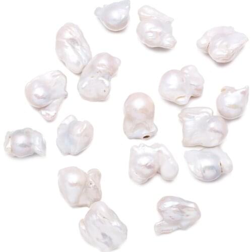 Natural Freshwater Pearl Pendant Charms Pendants for Jewelry Making DIY Necklace Accessories Free Making Necklace Size 15-20mm