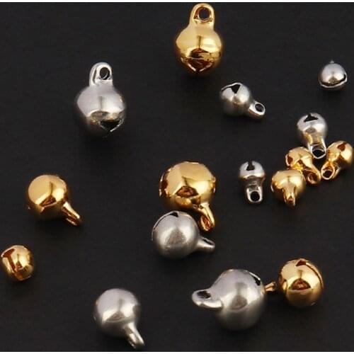 20pcs Stainless Steel Charms Jingle Pendants For Make Necklaces Jewelry Christmas Decorations Making Supplies Making DIY Jewelry