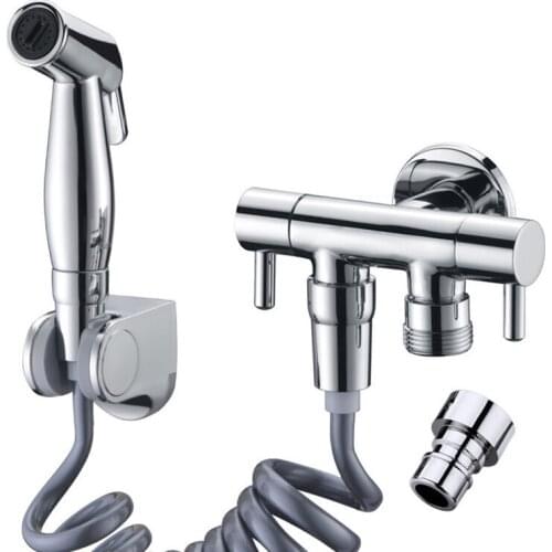 Portable Toilet Bidet Sprayer Set Handheld Anal Douche Shower Bidet Faucet Spray Gun Cold Water Bidet Shower Head Self Cleaning