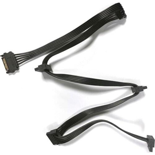 SATA Serial Power Supply 1 Drag 5 One Point Five SATA Power Cord Short Type For Chia DIY PC Server Cord Length 76 Mm