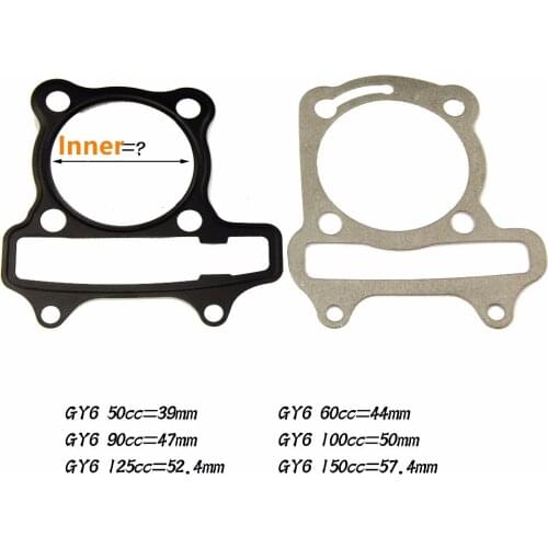 Cylinder Gasket Set Cushion Pad GY6 48cc 150cc Scooter Engine Spare Parts 139QMB 152QMI Moped Repair Drop Shipping SXD-GY6