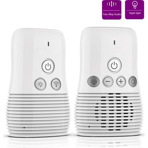 New Arrival 2.4Ghz wireless baby monitor Small Portable Audio Baby Monitor Two-Way Audio Function intercom baby