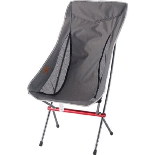 Detachable Portable Folding Heighten Moon Chair Camping Outdoor Chair Beach Fishing Chair Garden Hiking Picnic Camping Furniture