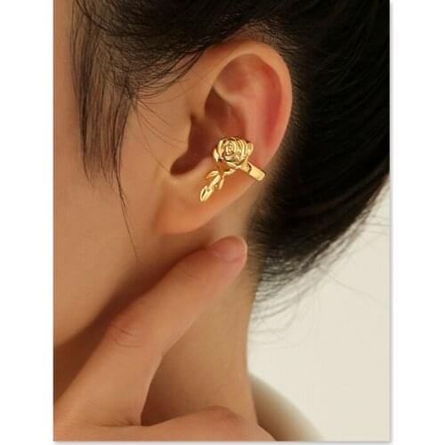 SRCOI Women's Gold Earrings