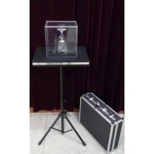 Glass Breaking Table with Aluminium Case Magic Table Combination Tricks Stage Gimmick Illusions Accessories Mentalism Magician