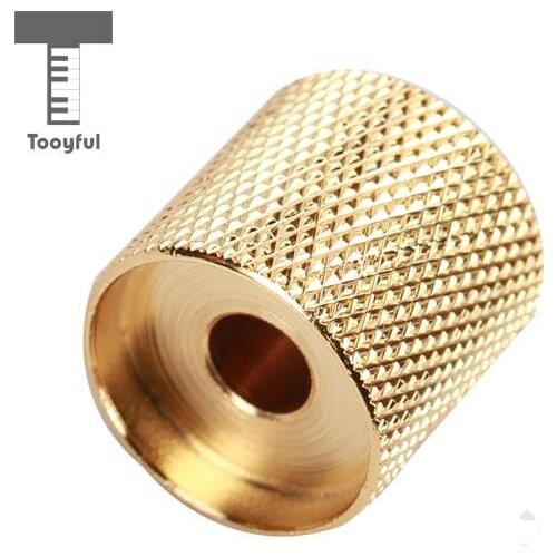 Tooyful High Quality 1Pc Gold Electric Guitar Reflector Volume Tone Control Knob for Guitarra Replacement Guitar Bass Accessory