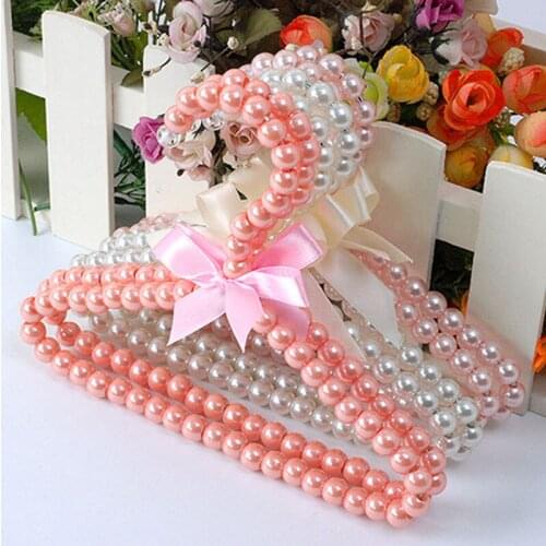 Dog Product Pet Clothes Rack Durable Portable Non-toxic Dog Clothing Hanger Pet Accessories 1PC Pearl clothes stand 20*15.8cm