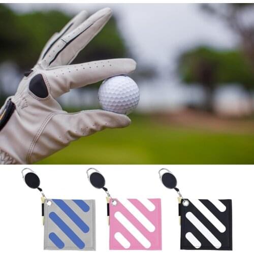 Water Absorption Golf Accessories Golf Ball Club Cleaner with Clip for Adult