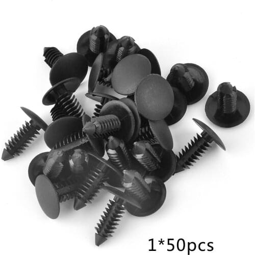 50Pcs 8mm Universal Car Rivet Fastener For Lada Kalina Priora Niva Vaz Granta Samara 2110 2114 Largus 2109 2115 2112