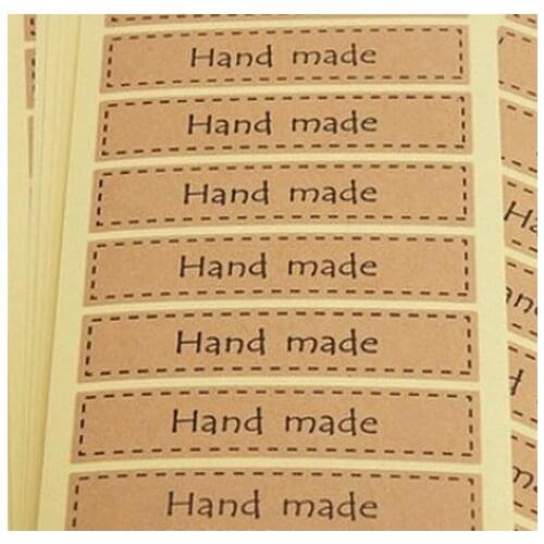 160PCS Korea DIY Multifunction Sticker for Handmade Products Rectangular seal sticker