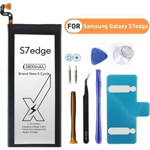 DEJIMAX Batterie For Samsung S7 edge Replacement S9 Bateria Fresh Battery